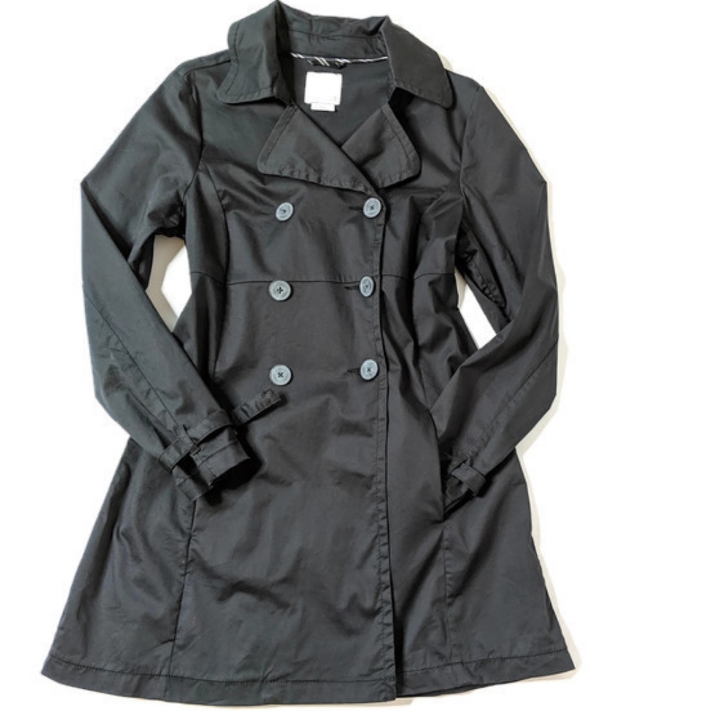 Old Navy Lightweight Trenchcoat Black Large